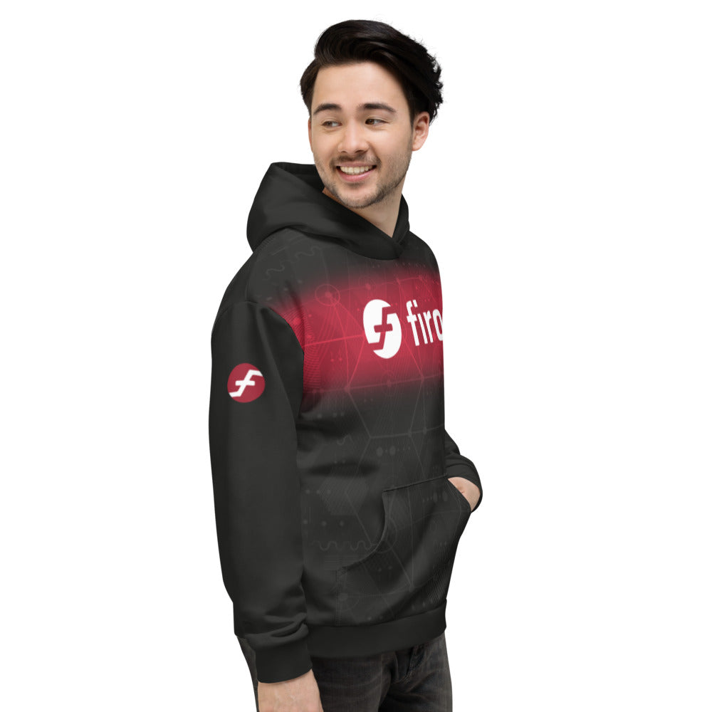 Firo Dark Red Unisex Hoodie – ZK Threads Firo Dark Red Unisex Hoodie – ZK Threads