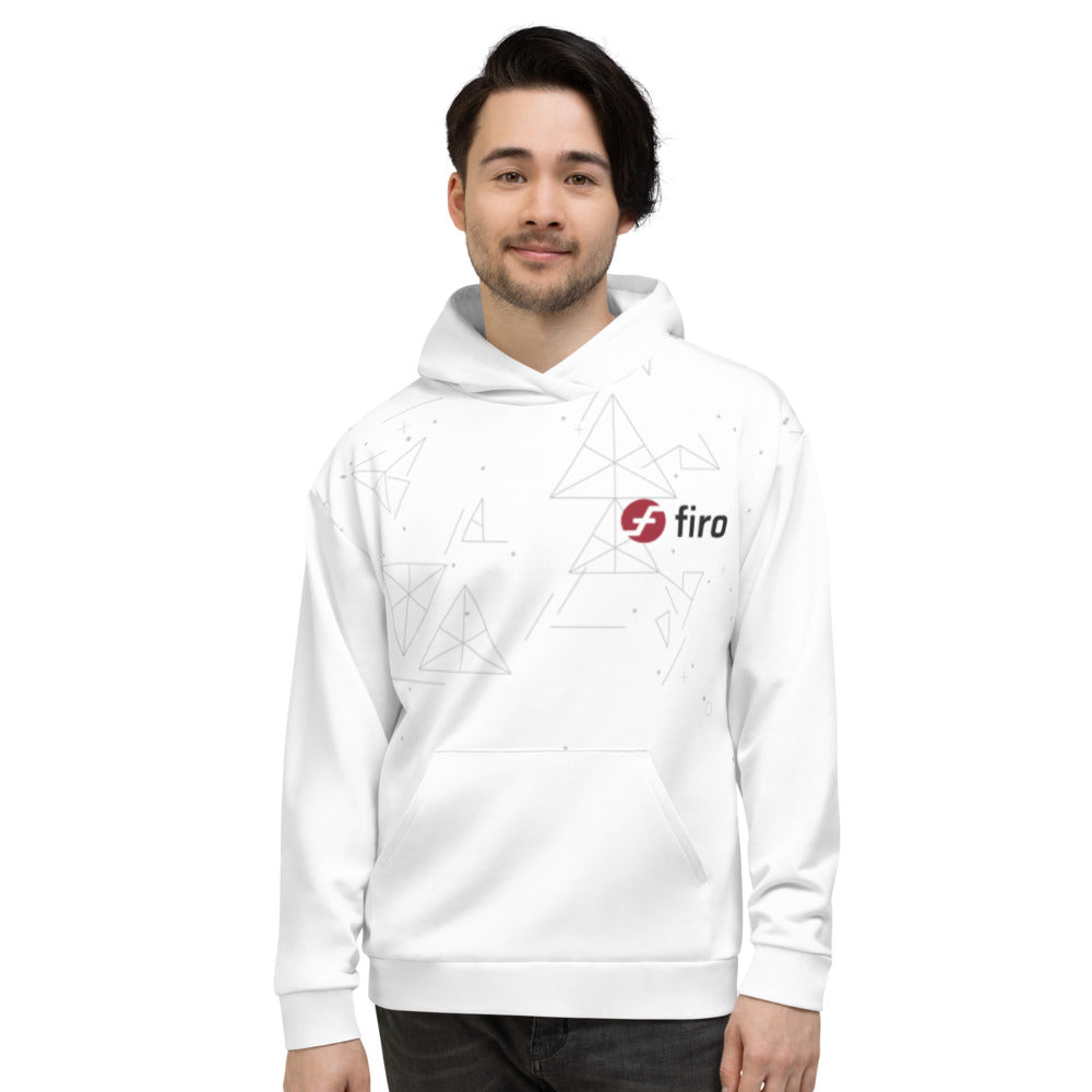 Firo White Unisex Hoodie – ZK Threads