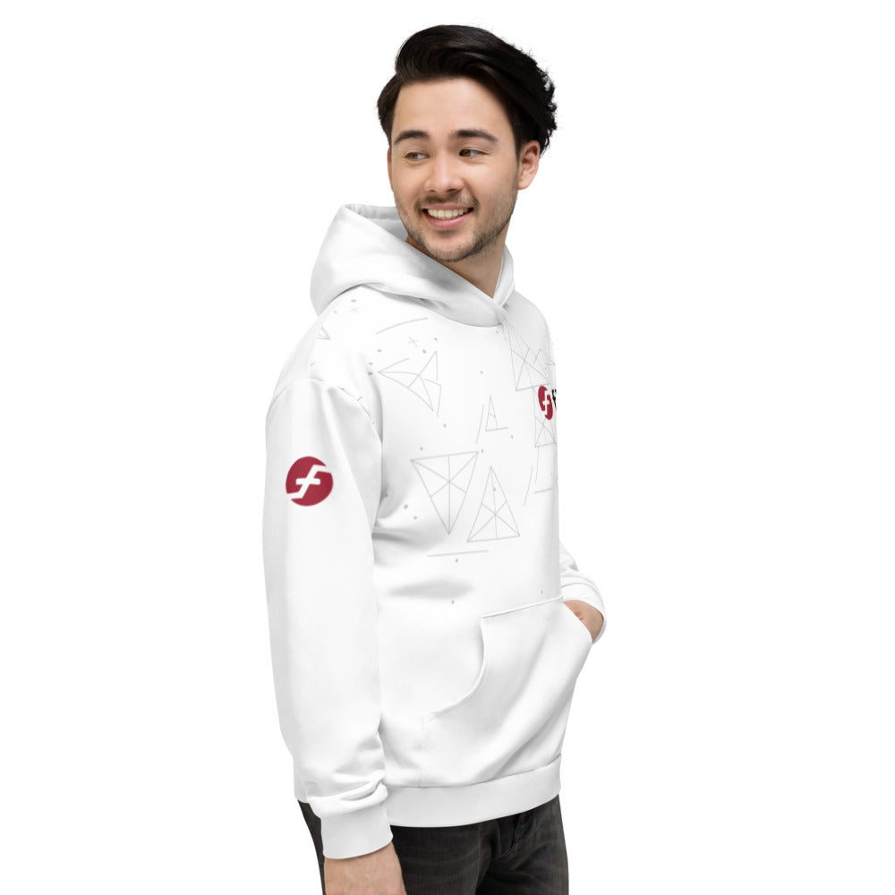 Firo White Unisex Hoodie – ZK Threads