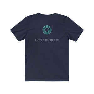 Geeq Short Sleeve "I DeFi Therefore I Am" Back Text Version
