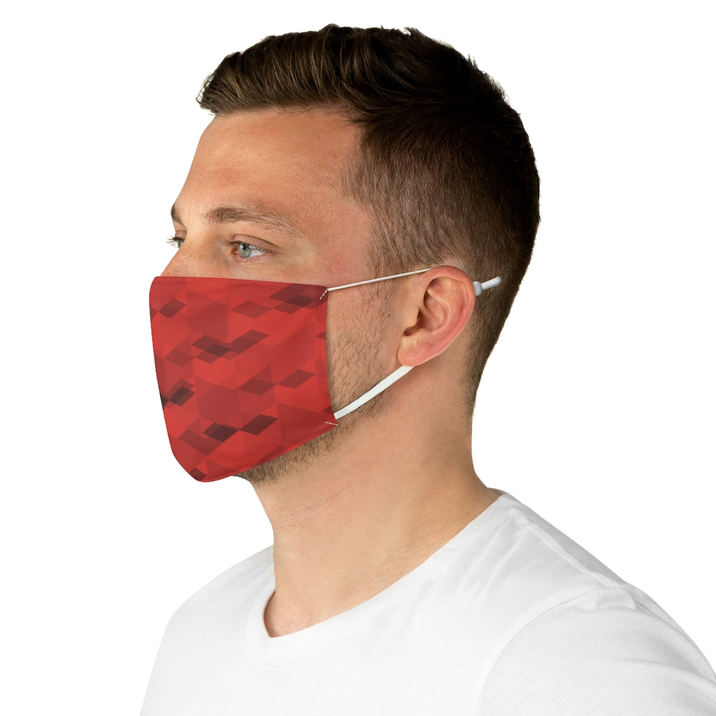 Casper Lightest Red Fabric Face Mask